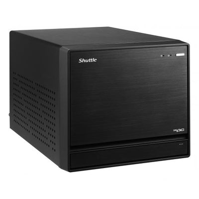 Shuttle shuttle sw580r8 black xpc cube pc barebone, lga1200, intel, 4x ddr4, dimm, m.2, 500w 80+ gold