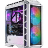 Cooler master cooler mcm-h500p-wgnn-s01 mastercase h500p white mesh argb editie, atx, window, dual 200mm