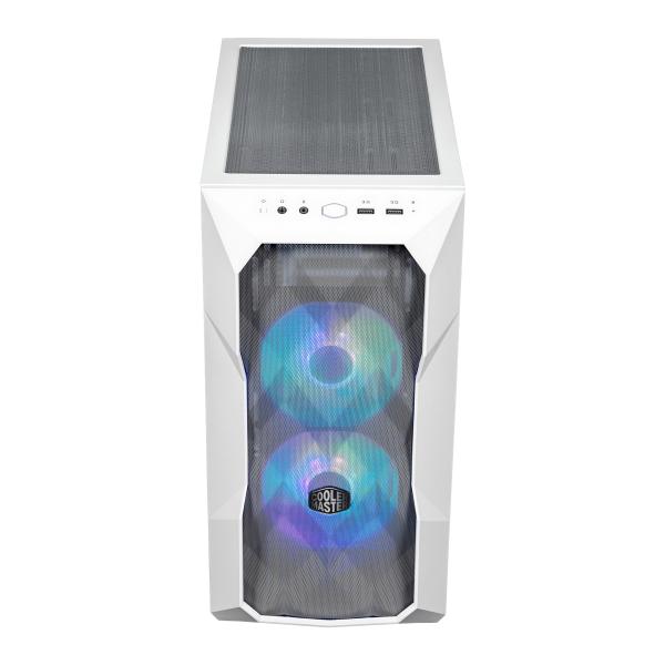 Cooler master cooler td300-wgnn-s00 td300 mesh white, matx, midi-tower, argb hub, 3d mesh, removable top