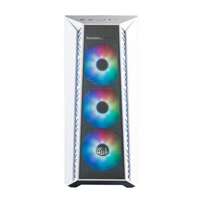 Cooler master cooler mb520-wgnn-s01 masterbox 520 white, atx, midi-tower, edge-to-edge transparent window