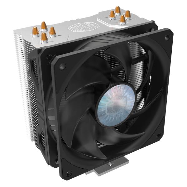 Cooler master cooler rr-2v2e-18pk-r2 hyper 212 evo v2 with lga1700, 120mm, 650-1800 rpm, 4-heatpipe