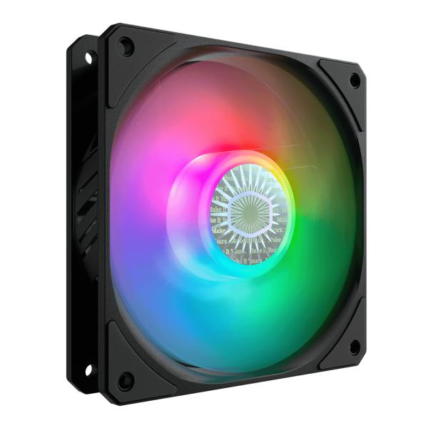 Cooler master cooler mfx-b2dn-18npa-r1 sickleflow 120 argb, 120mm, rifle, 650-1800 rpm, 8 27 dba