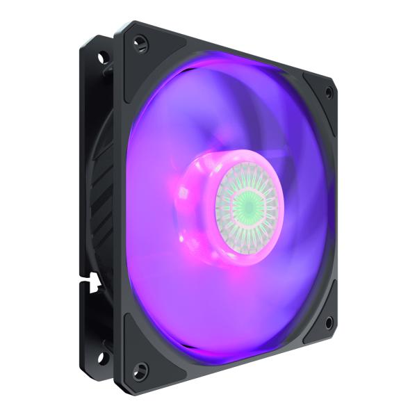 Cooler master cooler mfx-b2dn-18npc-r1 sickleflow 120 rgb, 4-pin, 120mm, rifle, 650-1800 rpm, 8 27 dba