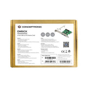 Conceptronic emrick06g emrick 2-port usb 3.0 pcie card, pcie, usb 3.2 gen 1 (3.1 gen 1) pci 2.0, sa - afbeelding 2