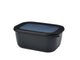 Mepal multikom cirqula rechthoekig 1500ml - nordic black 21,2x16,2x8,9cm
