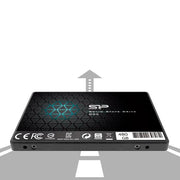 Silicon power sp480gbss3s55s25 slim s55 ssd, 480 gb, 2.5 , sata3, 6 gbit s, slc, 560 500 mb s, blue - afbeelding 5