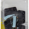 Mack 1013470 - 4 paneelverbinders trapez bruin | 5 stuks