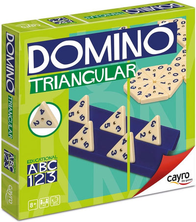 Cayro domino triangulair - origineel dominospel met 56 driehoekige fiches - speel in drie richtingen - inclusief 4 legplanken - 2-4 spelers - speelduur 30 minuten - vanaf 8 jaar - collection