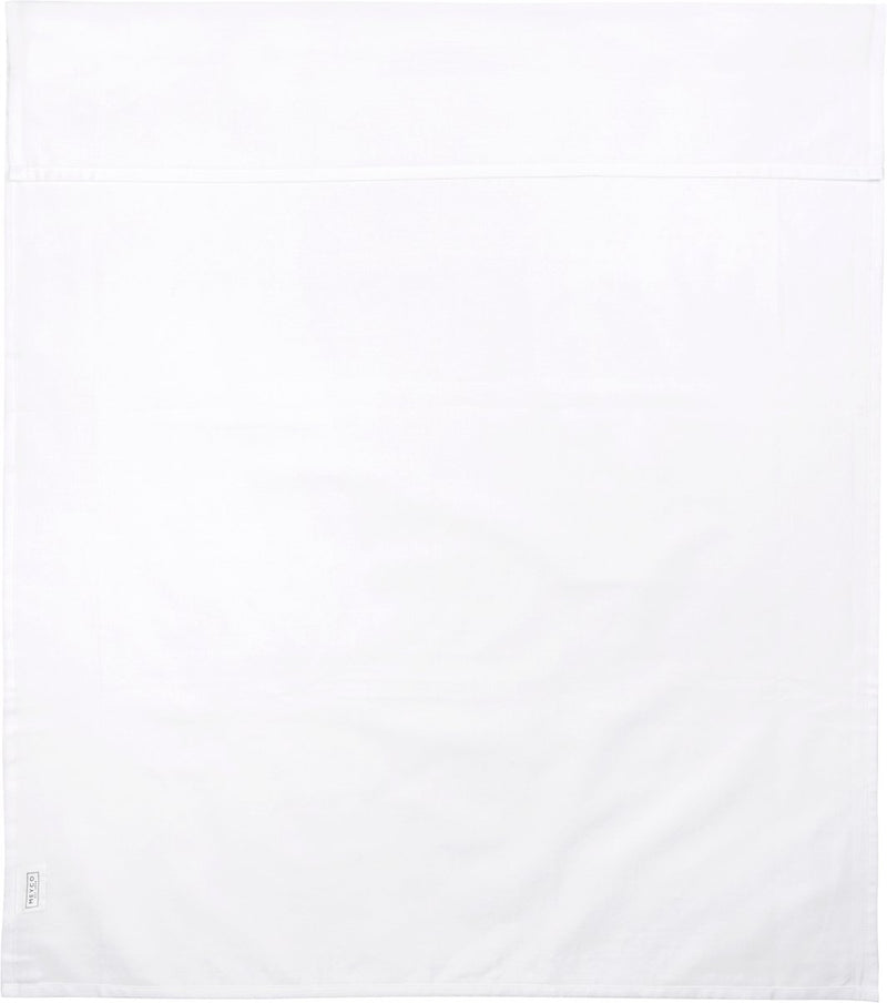 Meyco baby uni ledikant laken - white - 100x150cm - 0.3 tog