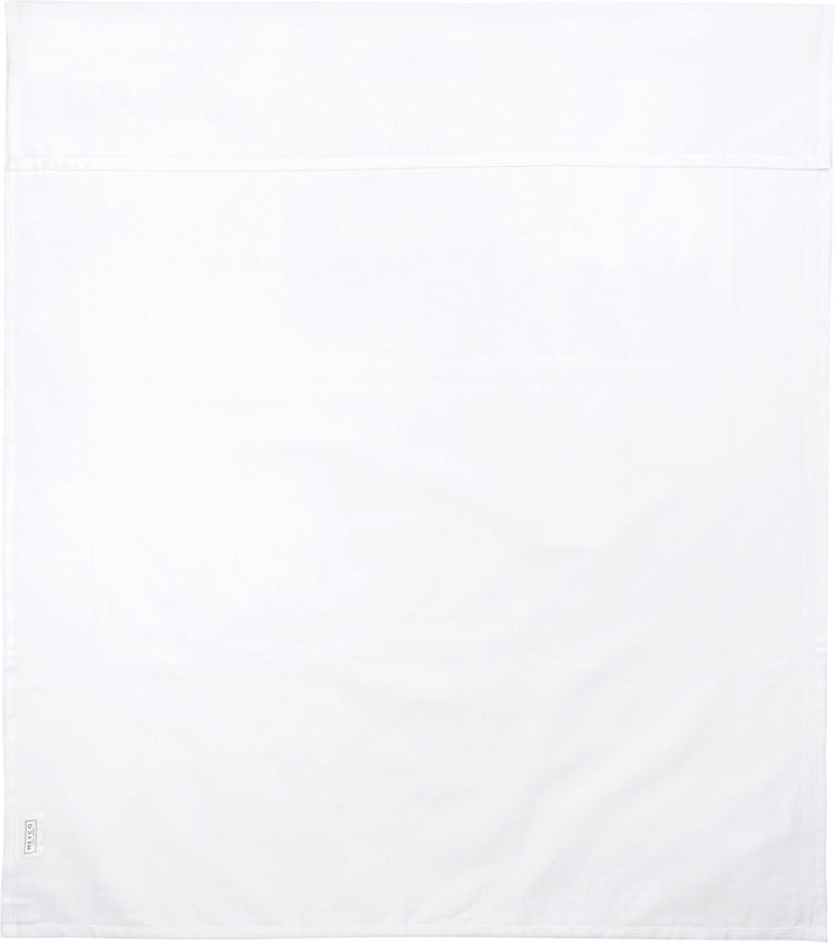 Meyco baby uni ledikant laken - white - 100x150cm - 0.3 tog