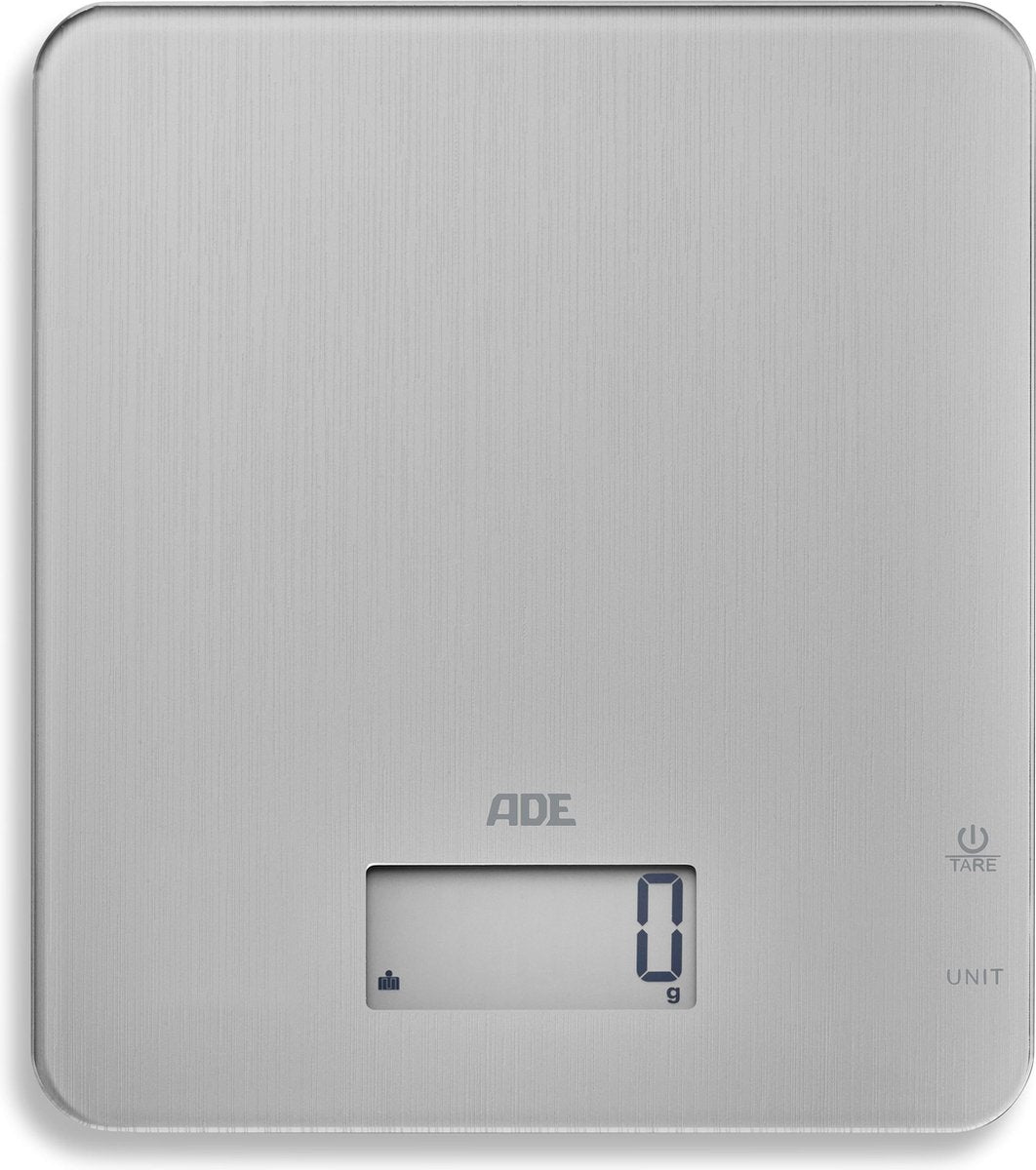 Ade - keukenweegschaal 'cleo' - glazen weegplateau