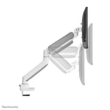Neomounts ds70-450wh1 full-motion desk mount, 17 - 42 inch, topfix clamp grommet - afbeelding 4