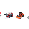 Siku 6329, cadeauset wegenbouw, kiepwagen, liebherr-shovel, wals, beweegbare onderdelen, incl. granulaat