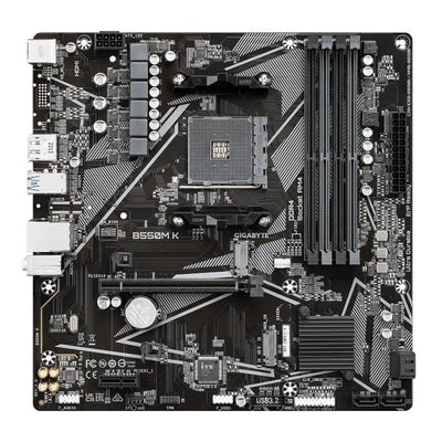 Gigabyte b550m k, amd, socket am4, b550, ddr4, dual pcie 4.0 3.0 m.2
