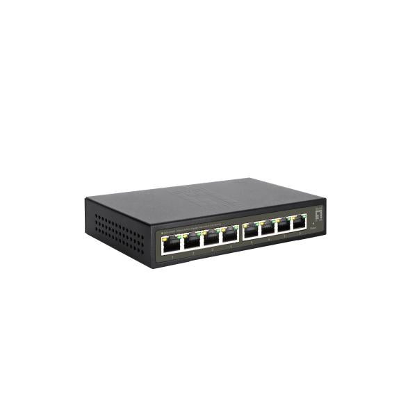 Levelone levelone ges-2108p hilbert 8-port gigabit poe lite managed l2 switch, 8x poe, 112w, 802.3at af