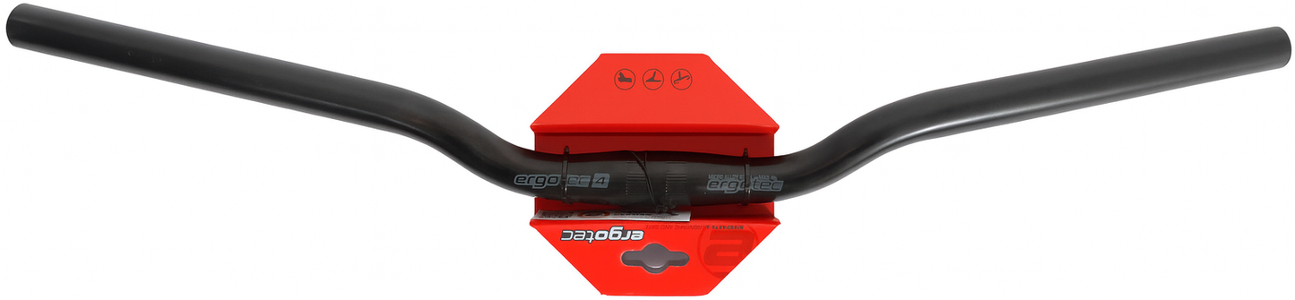 Ergotec stuur riser bar 30 25,4 - zwart