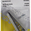Mack 1013561 - 2 meubelschuiven vernikkeld a 70 - b 11,5 mm | 10 stuks