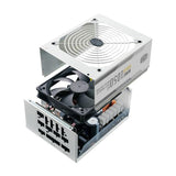 Cooler master mpe-a501-afcag-3geu mwe gold 1050 v2 white, atx3.0, 1050w, 90%, 140mm, 3x pcie 6+2 - afbeelding 5