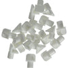 Mack 1015839 - 20 plankdragers kunststof wit ø 7 mm | 10 stuks