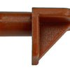 Mack 1015840 - 20 plankdragers kunststof bruin ø 5 mm | 5 stuks
