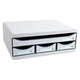 Ladekastje exacompta toolbox mini lichtgrijs kunststof