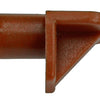 Mack 1015842 - 20 plankdragers kunststof bruin ø 7 mm | 5 stuks