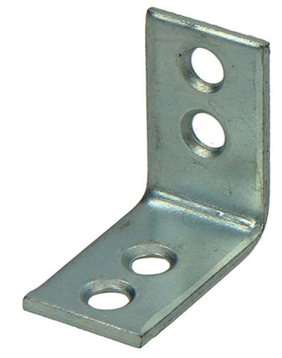 Mack 1013294 - 4 geplooide winkelhaken verzinkt 25x25x15x2mm | 10 stuks