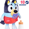 Moose toys baby bluey cuddle and care interactief pluchen knuffel