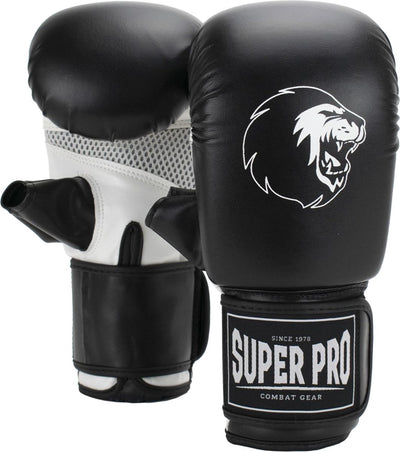 Super pro combat gear victor bokszakhandschoenen zwart wit small