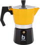 Bo-camp - industrial - percolator - hudson - aluminium - geel - 6 kopjes