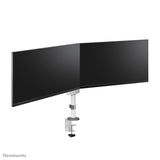 Neomounts ds60-425wh2 desk-mount, 2x 27 inch 8kg, tilt rotate swivel, 100x100 mm, white - afbeelding 3