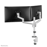 Neomounts ds60-425wh2 desk-mount, 2x 27 inch 8kg, tilt rotate swivel, 100x100 mm, white - afbeelding 5