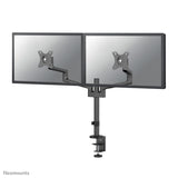 Neomounts ds60-425bl2 desk monitor arm, clamp grommet, 17 - 27 , 8 kg, 100x100 mm, black - afbeelding 1