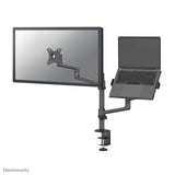 Neomounts ds20-425bl2 monitor desk-mount, 17 - 27 , 8 kg, 360°, black - afbeelding 1