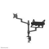 Neomounts ds20-425bl2 monitor desk-mount, 17 - 27 , 8 kg, 360°, black - afbeelding 2