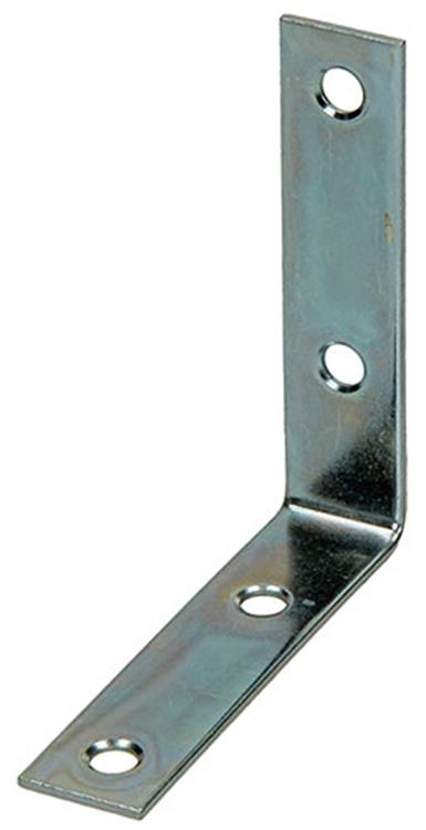 Mack 1013298 - 4 geplooide winkelhaken verzinkt 75x75x18x2mm | 10 stuks