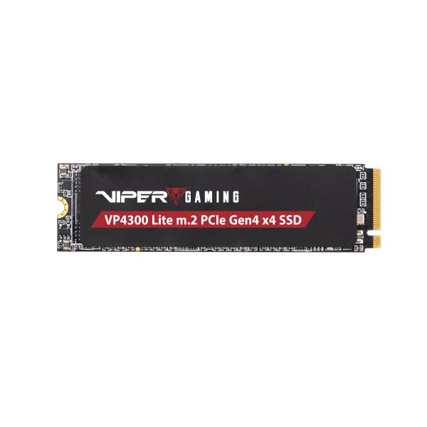 Patriot vp4300 lite 4 tb ssd (zwart, pcie 4.0 x4, nvme 2.0, m.2 2280)