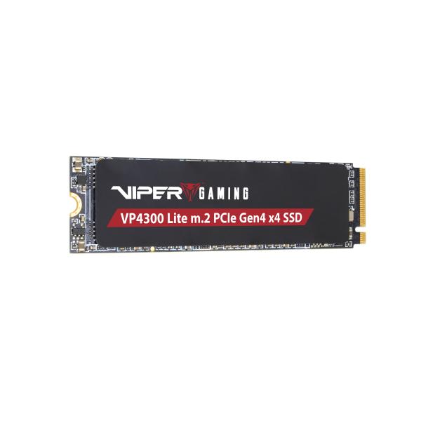 Patriot vp4300 lite 4 tb ssd (zwart, pcie 4.0 x4, nvme 2.0, m.2 2280)