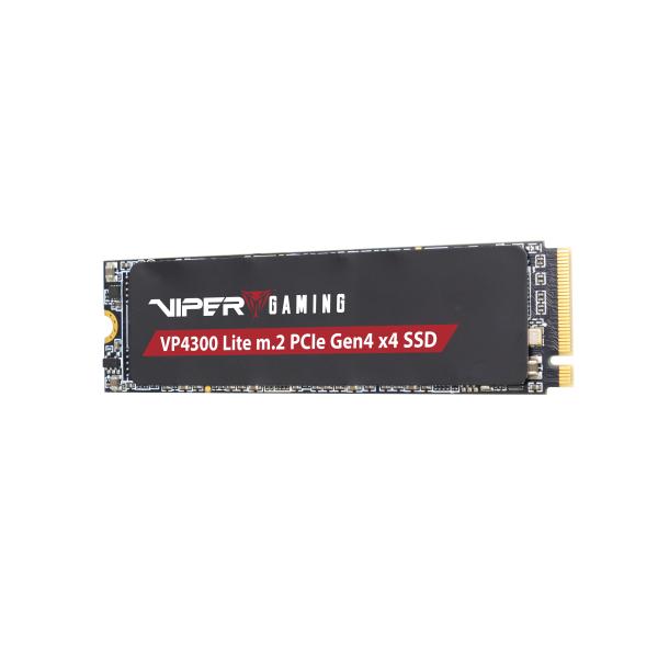 Patriot vp4300 lite 4 tb ssd (zwart, pcie 4.0 x4, nvme 2.0, m.2 2280)
