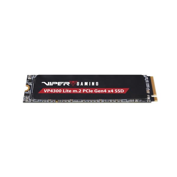 Patriot vp4300 lite 4 tb ssd (zwart, pcie 4.0 x4, nvme 2.0, m.2 2280)