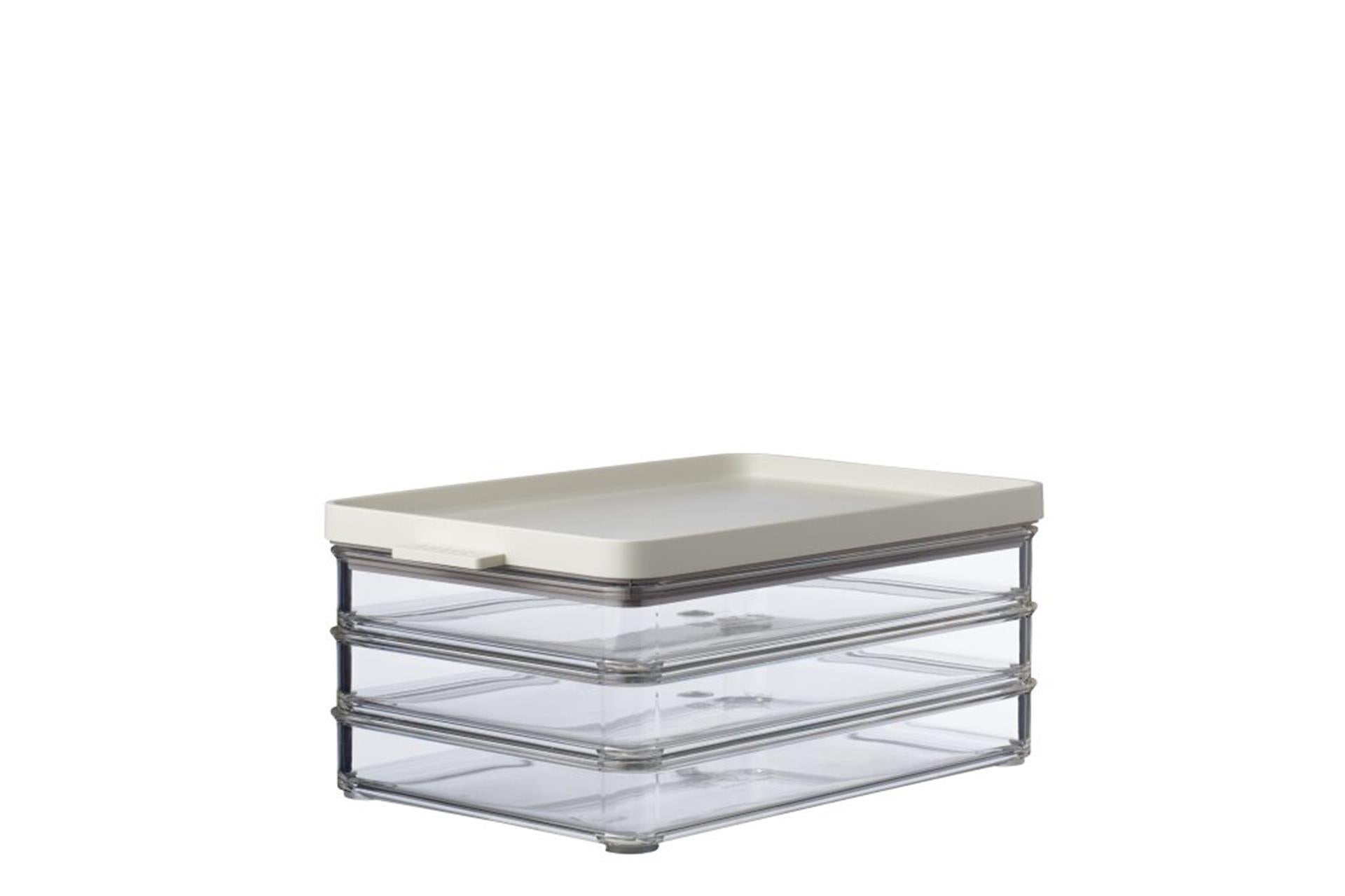 Mepal omnia vleeswarendoos 3-laags nordic white 23x14,9x10cm