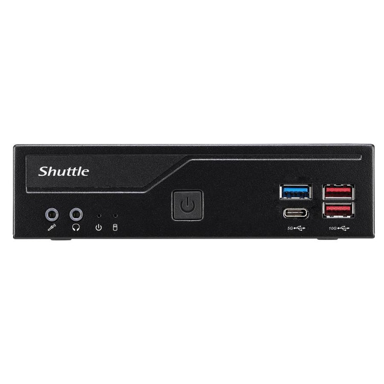 Shuttle dh670v2 mini pc barebone, lga1700, h670, ddr4, 2x hdmi, 2x dp , 2x 2.5g lan, 8x usb, 24 7