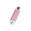 Transcend ts512gesd310p esd310p external ssd, 512 gb, usb 10gbps, type c a, 1050 950 mb s, pink