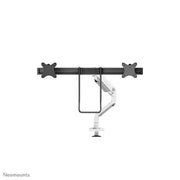Neomounts ds75s-950wh2 full-motion desk mount, 2x 17 - 27 , 8 kg, 100x100 mm, black - afbeelding 2