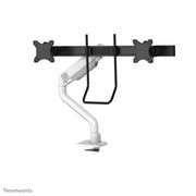 Neomounts ds75s-950wh2 full-motion desk mount, 2x 17 - 27 , 8 kg, 100x100 mm, black - afbeelding 3