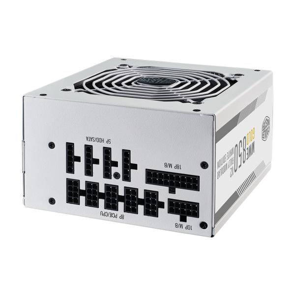 Cooler master cooler mpe-8501-afaag-3g mwe gold v2 eu, 850w, atx3.0, 12vhpwr, =90%, 120mm, white