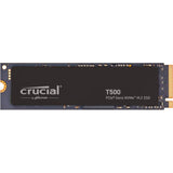 Crucial ct500t500ssd8 t500 ssd, 500 gb, m.2 2280, pcie 4.0 nvme, 7300 6800 mb s, no hs - afbeelding 1