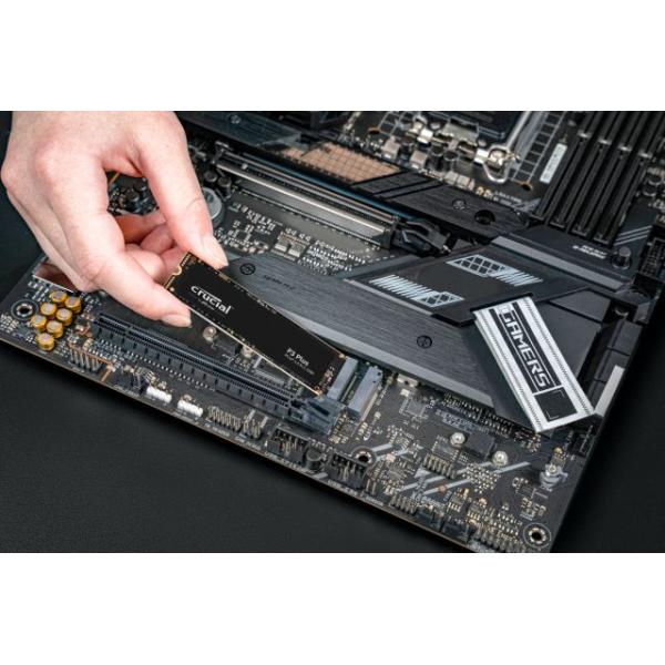 Crucial p3 plus 2 tb ssd (ct2000p3pssd8, pcie 4.0 x4, nvme, m.2 2280)