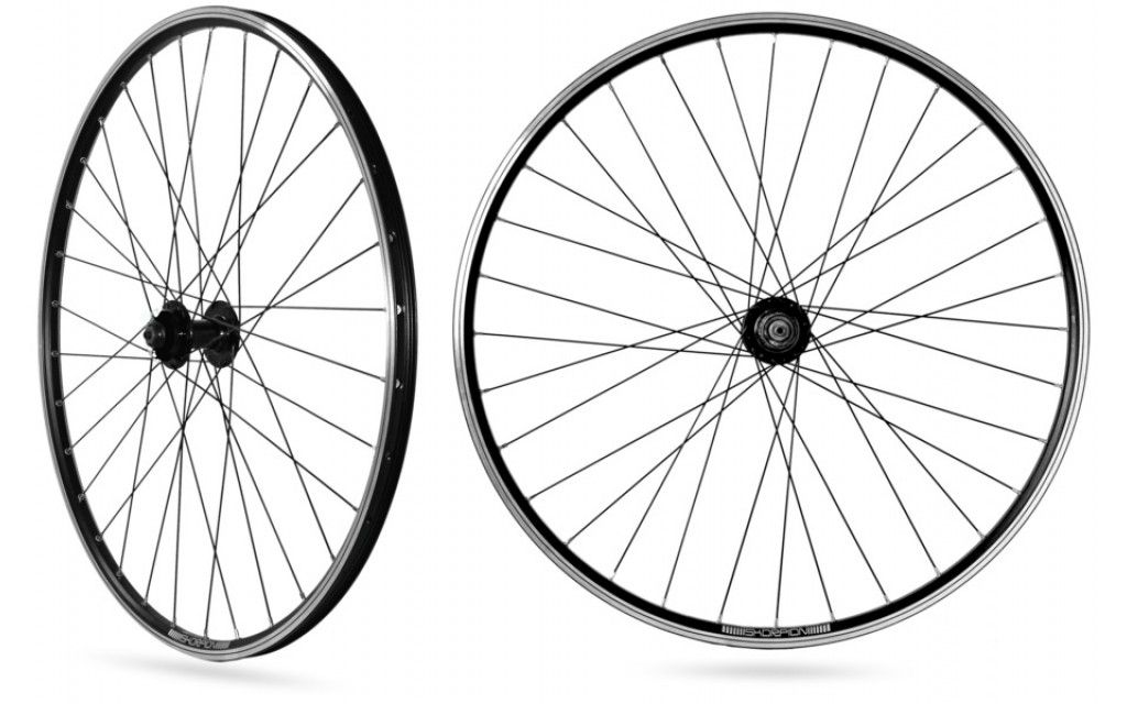 Rodi wielset skorpion 27,5 - 36 spaaks - 8 9 10 11 speed - zwart - quick release