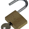 Mack 1014072 - hangslot met cilinder messing 25 mm | 10 stuks